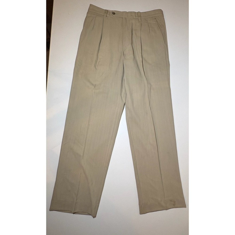 Tommy Bahama Tan Tencel Lyocell Pants | 33 X 31